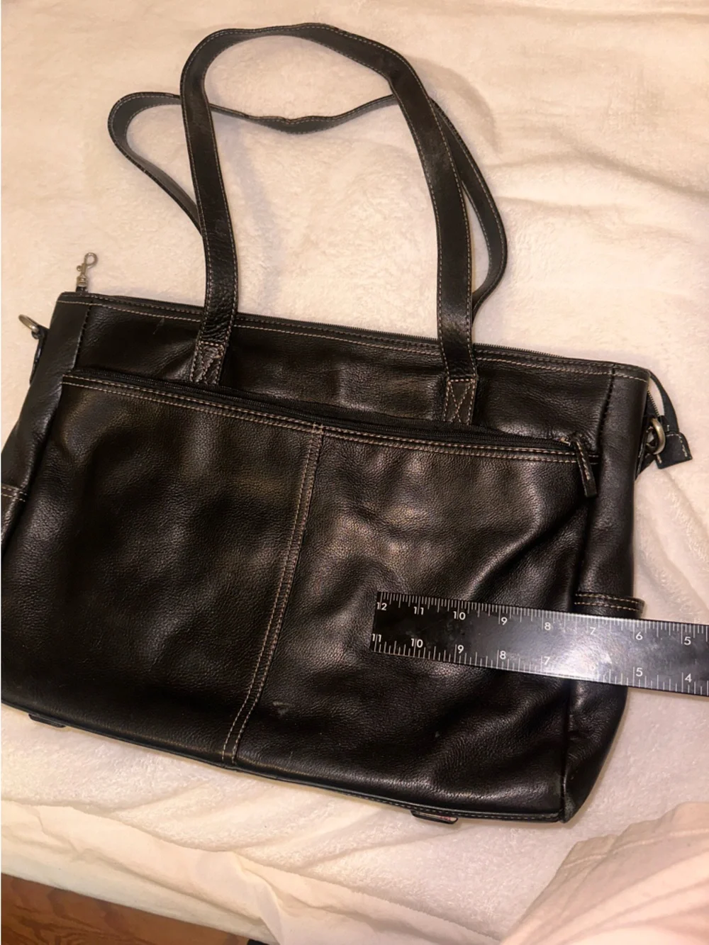 CLOSE OUT SALE Gianni Bernini Laptop Leather Retro Bag
